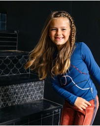 B.Nosy - Long Sleeve Embroidered Tee - Kids-Teens