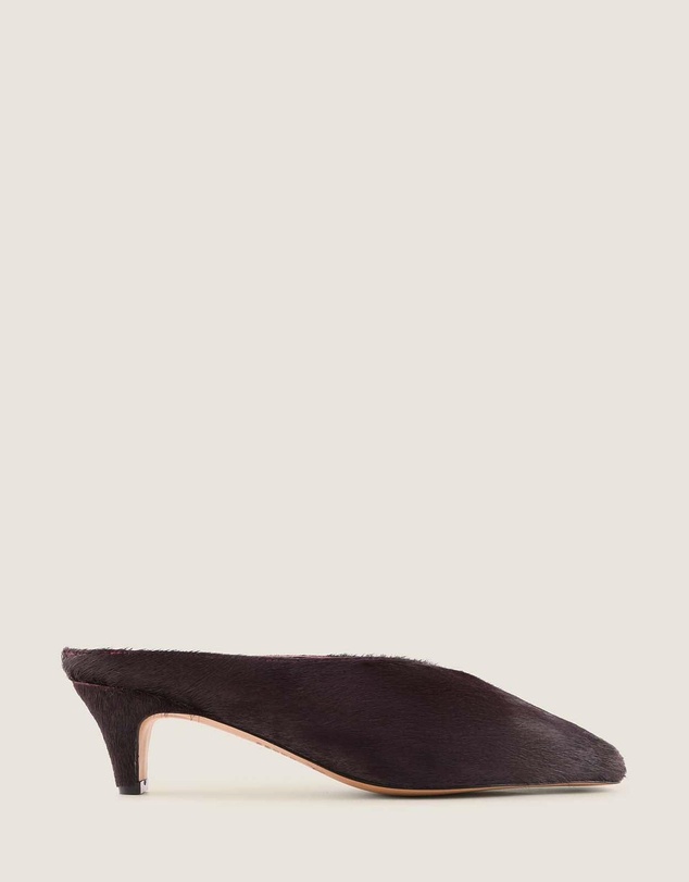 Shelly Shen - Cosmo Low Heels Burgundy