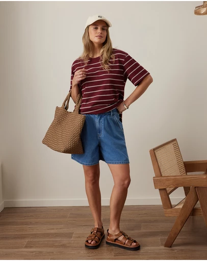 Ceres Life - Piper Pleat Front Short