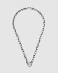 Emporio Armani - Emporio Armani Silver-Tone Necklace