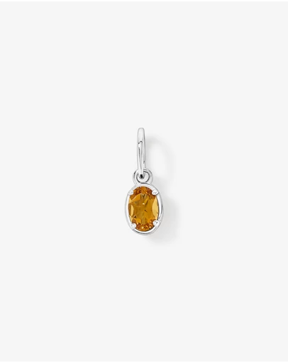 Michael Hill - Oval-Cut Citrine Pendant in Sterling Silver