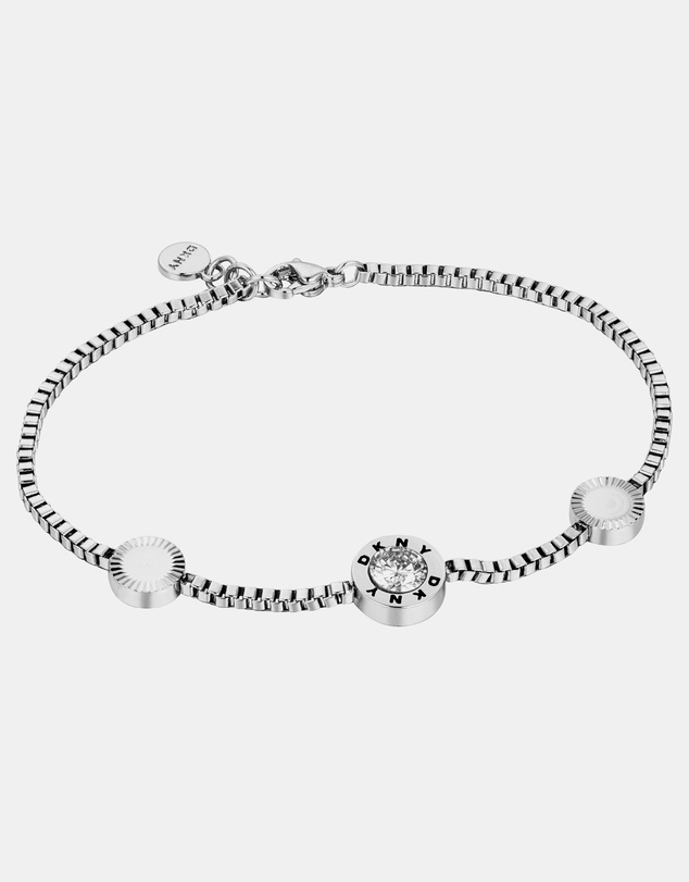 DKNY - Essentials Silver 28mm Womens Watch + Silver Bracelet
