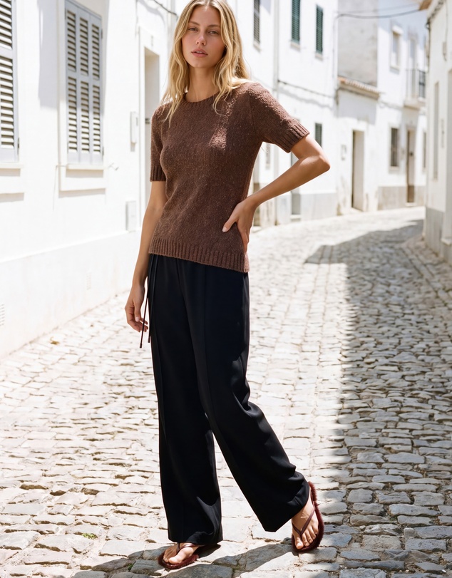 The Fated - Jorja Boucle Knit Top