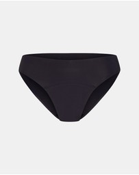 Modibodi - Seamfree Period Bikini Moderate Absorbency Black