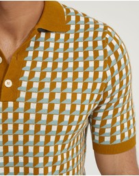 Oxford - Louis Jacquard Knitted Polo