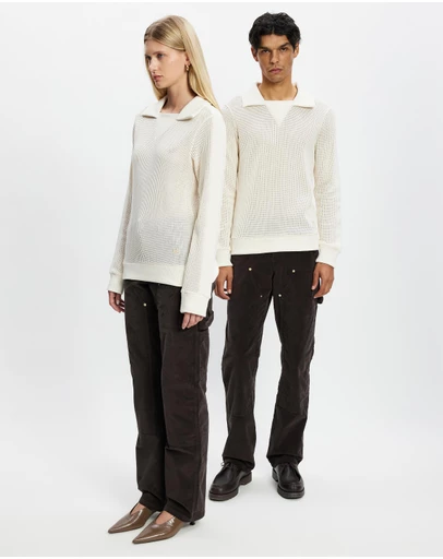 Wales Bonner - Cotton Mesh Jersey Song Jersey Top