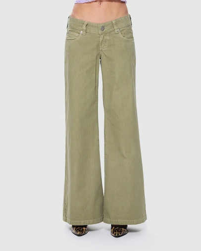 Abrand - 00 SUPER LOW WIDE DRILL KHAKI