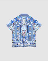 Camilla - SS Camp Collared Shirt - Kids-Teens