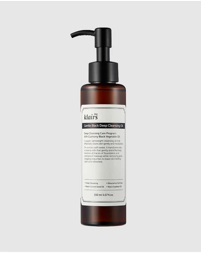 Dear Klairs - Gentle Black Deep Cleansing Oil