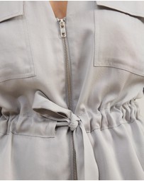 Atmos&Here - Viola Shirt With Adjustable Drawstring At Waist