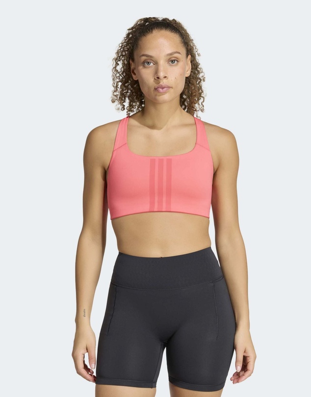 adidas Performance - Optime Workout 3-Stripes Medium Support Bra Womens