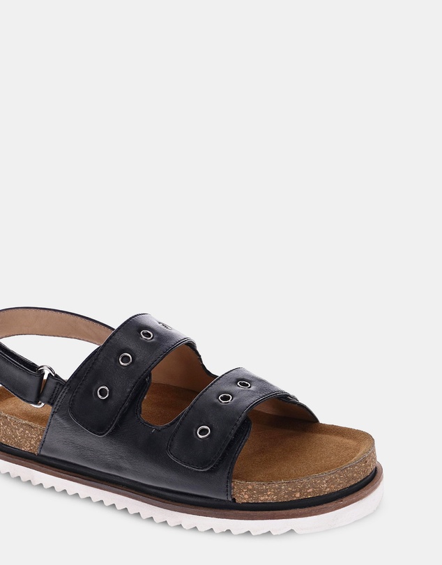 Mia Vita - Shay Adjustable Sandal - Black