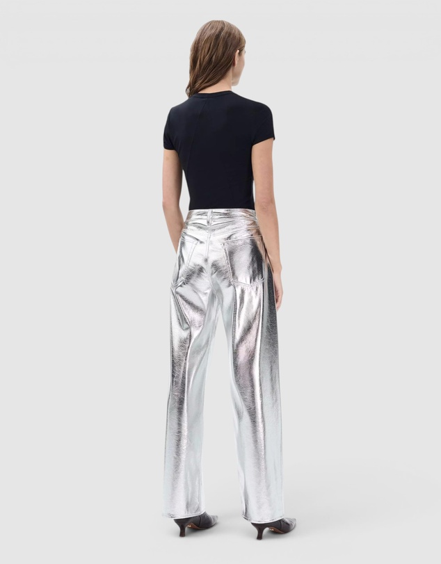 rag & bone - Logan Faux Leather Wide Leg Pants