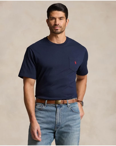Polo Ralph Lauren - ICONIC EXCLUSIVE - Big & Tall Jersey Pocket T-Shirt