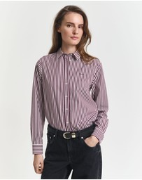Gant - Regular Fit Striped Poplin Shirt