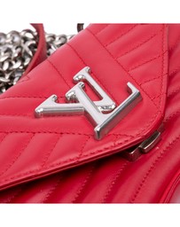 Pre-Loved by Azura Reborn - Pre-Loved louis vuitton Quilted Leather Shoulder Bag with Chain Strap and Top Handle