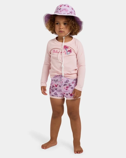 Billabong - Toddlers Hula Haze Long Sleeve Rashguard