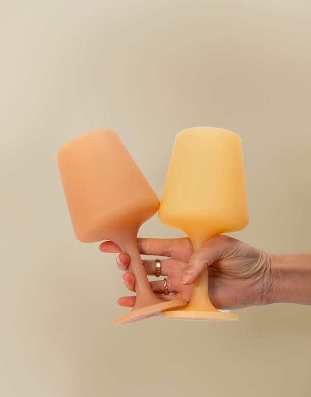 porter green - swepp | silicone unbreakable wine glasses
