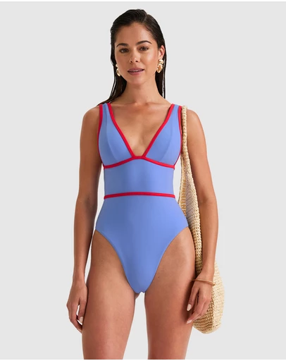 TALA - Contrast Plunge Swimsuit