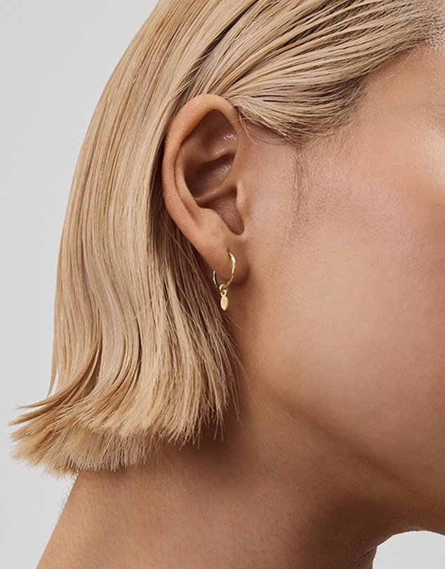 SAINT VALENTINE - Indi Mini Hoops - Gold - ICONIC EXCLUSIVE