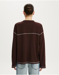 Cotton On - Boxy Long Sleeve Top