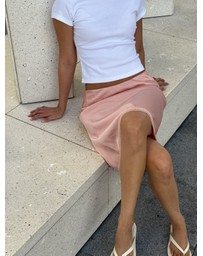 Dazie - Alice Satin Midi Skirt