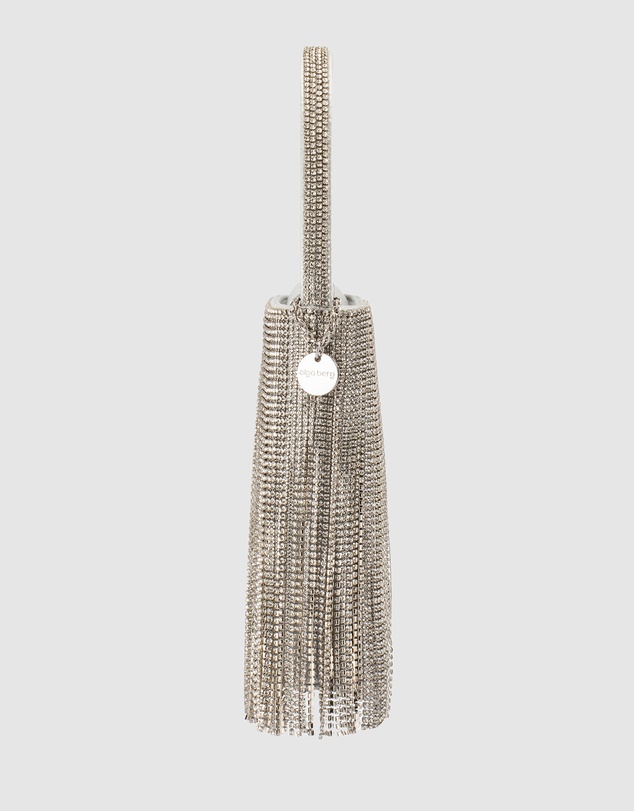 Olga Berg - Billie Crystal Fringe Bag