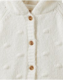 Cotton On Kids - Organic Knit Hooded Cardigan