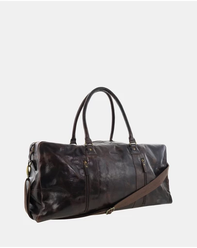 Pierre Cardin - Pierre Cardin Rustic Leather Business/Overnight Bag