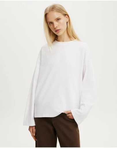 Cotton On - Boxy Long Sleeve Top