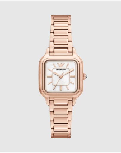 Emporio Armani - Rose Gold Analogue Watch