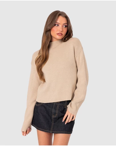 EDIKTED - Kimberly Mock Neck Sweater