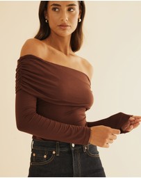 Atmos&Here - Off Shoulder Bamboo Top