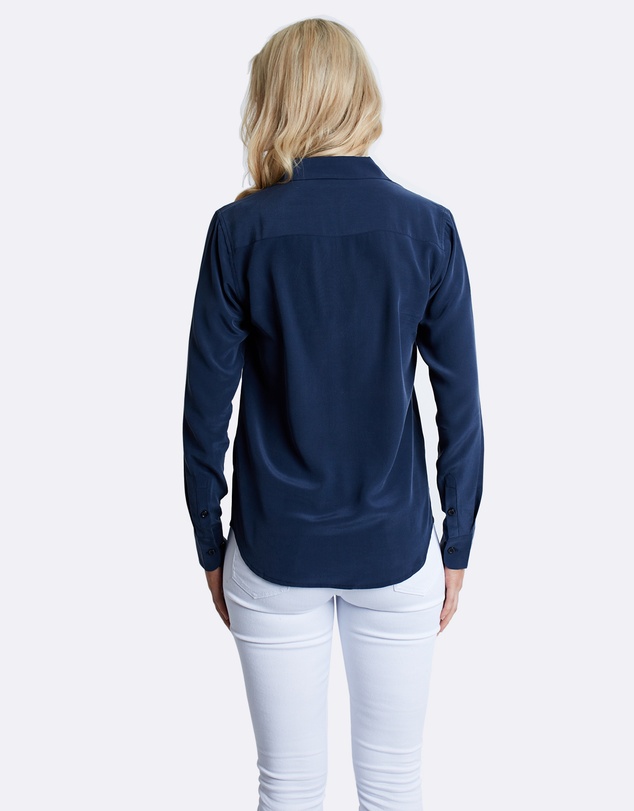 The Fable - Deep Sea Silk Shirt