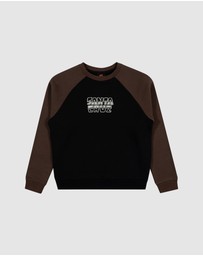 Santa Cruz - Multi Cruz Stack Mono Front Sweater - Teens