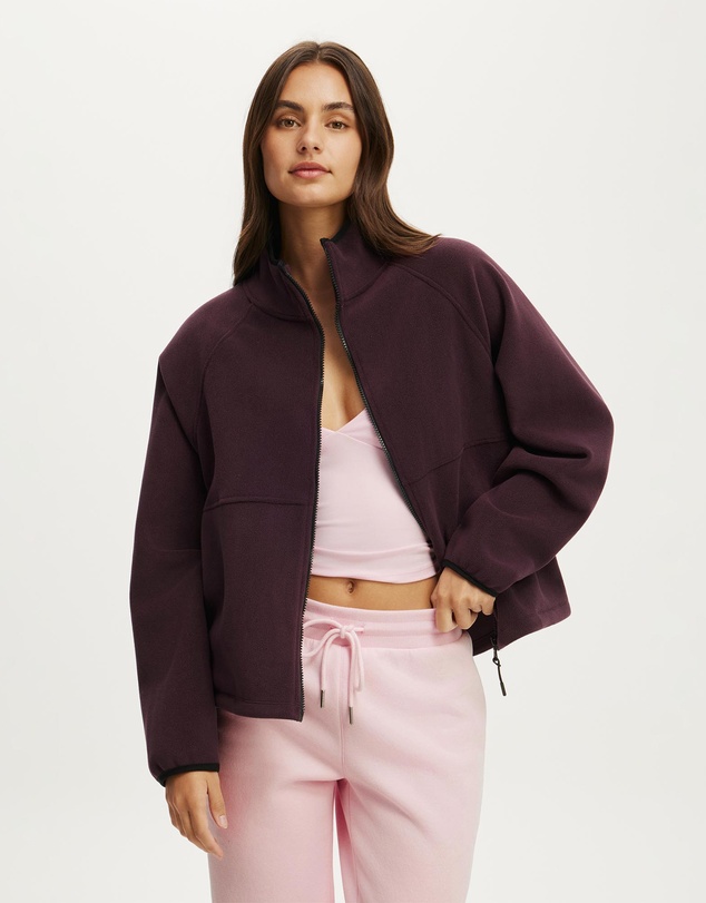 Cotton On Body Active - Polar Fleece Raglan Jacket