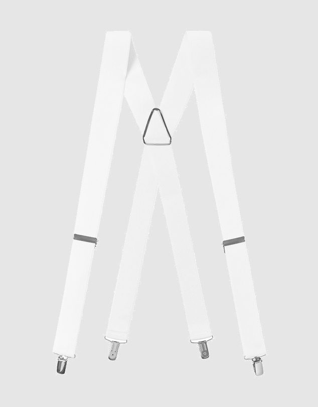 Buckle - Australian Made Plain X Back Braces. 35mm width.