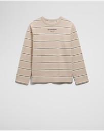 Country Road - Organically Grown Cotton Stripe Long Sleeve Pique T-shirt