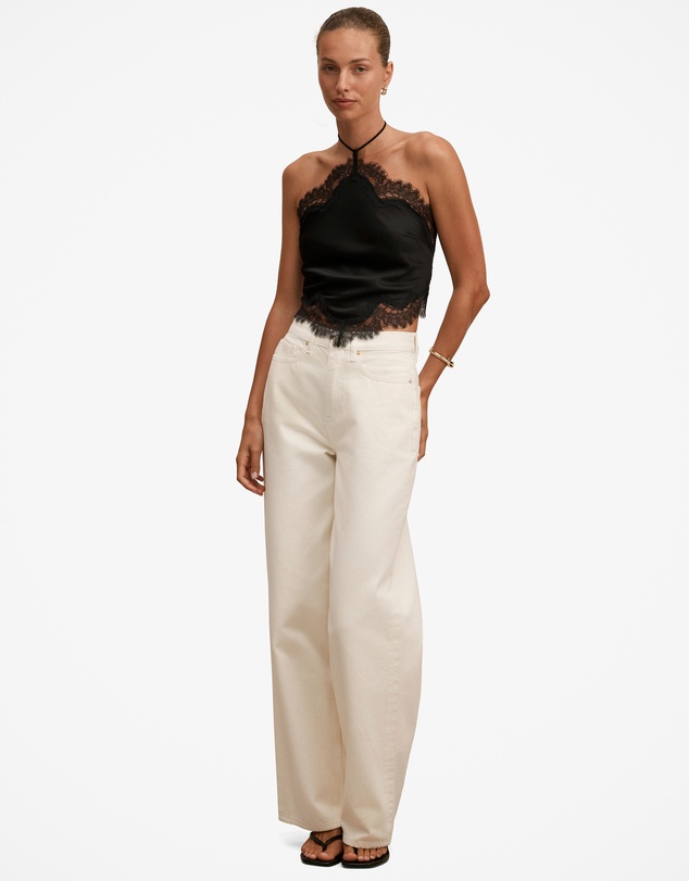 Forever New - Jovie Halter Neck Lace Top