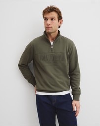 Country Road - Australian Cotton Half Zip Heritage Sweat