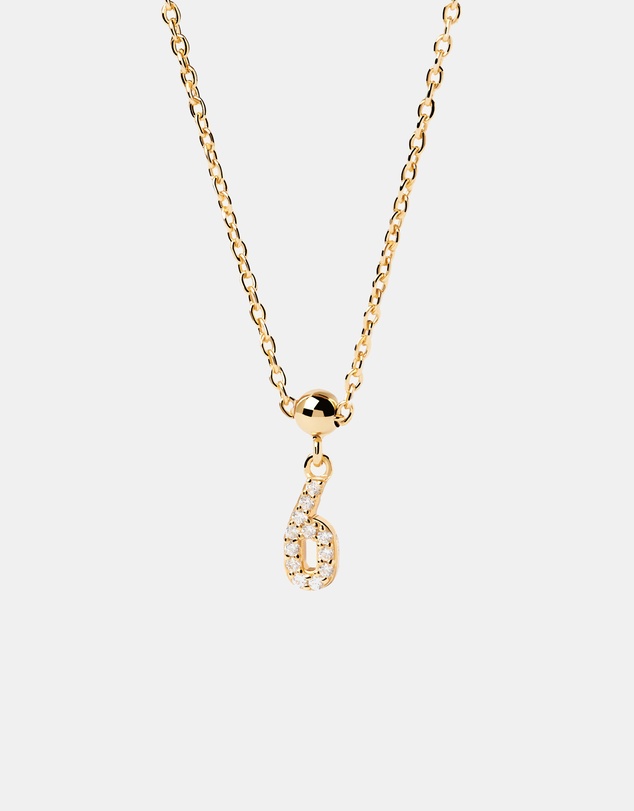 PDPAOLA - Charm Necklace Number 6 Charm