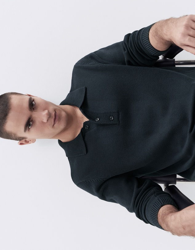 UNISON - Knit L/S Polo