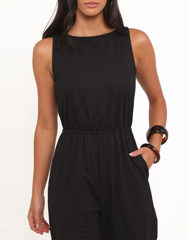 Petal & Pup - Sansa Stretch Jumpsuit - Black