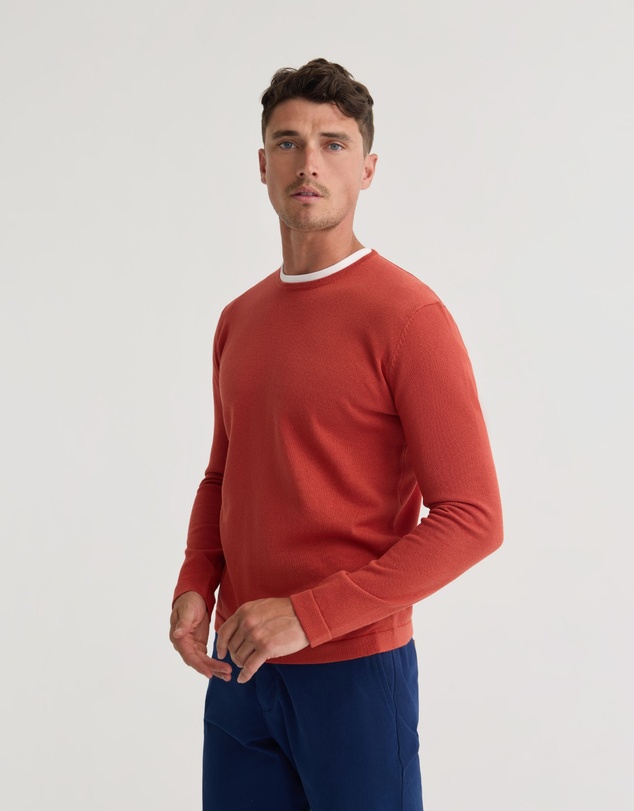Oxford - Nico Cotton Crew Neck