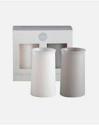 porter green - stegg | silicone unbreakable highball glasses