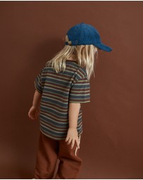 Rhythm - Adventure Stripe SS T-Shirt - Kids