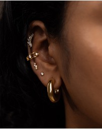 Wanderlust + Co - Hailey Petite Hoop 11mm Earrings