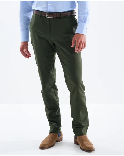 3 Wise Men - 3 Wise Men Huxton Pant - Army Green