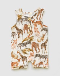 WITH LOVE FOR KIDS - COTTON MUSLIN Romper - Babies