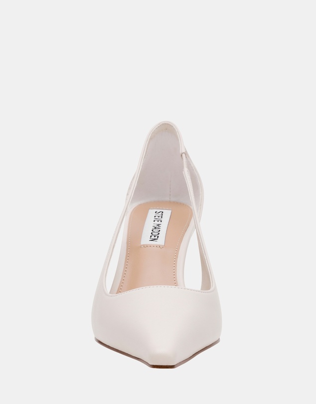 Steve Madden - Altra Ivory Pearl Leather Heels